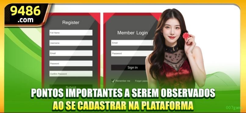 Checklist para avaliar a plataforma 007game