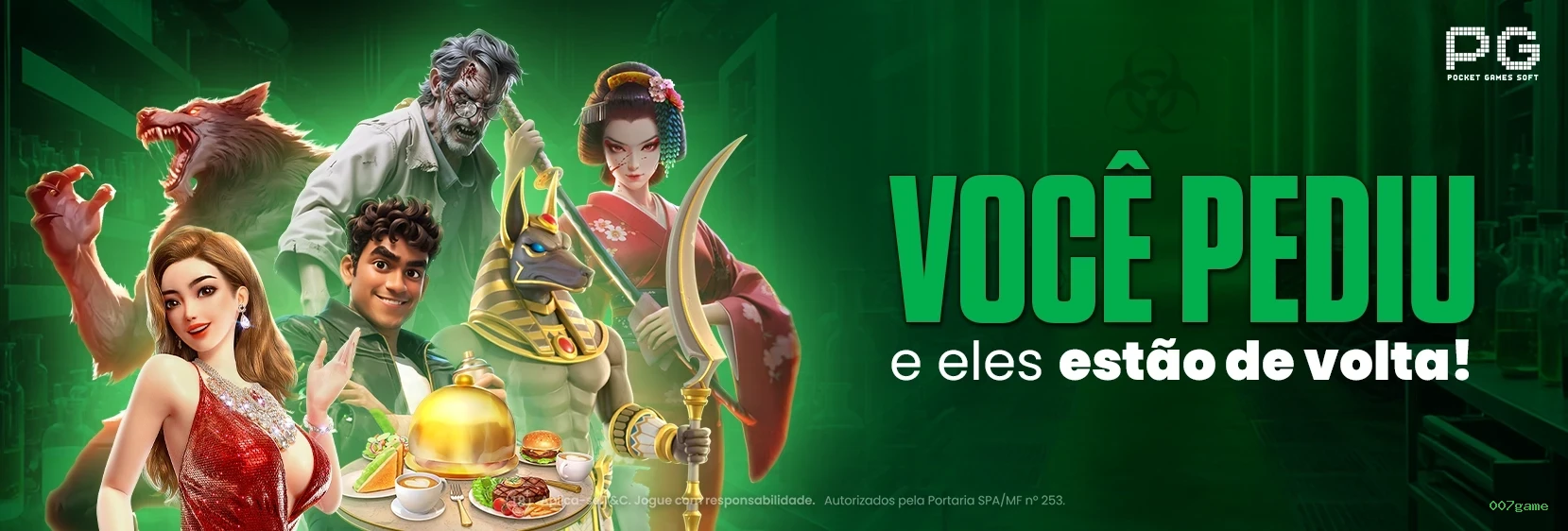 Bônus boas-vindas 007game R$100